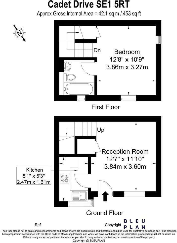 1 bedroom terraced house for rent