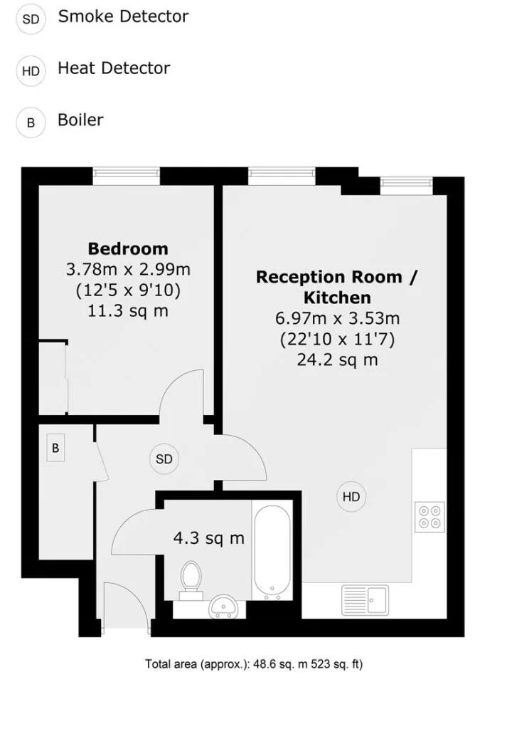 1 bedroom flat for rent