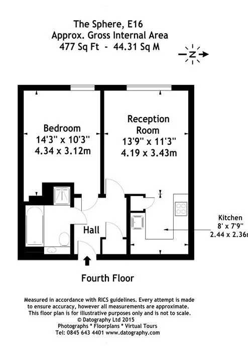 1 bedroom flat for rent