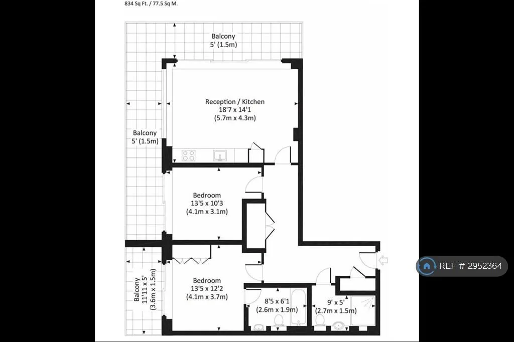 2 bedroom flat for rent