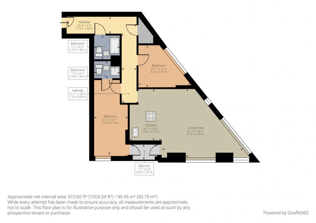 2 bedroom apartment for rent