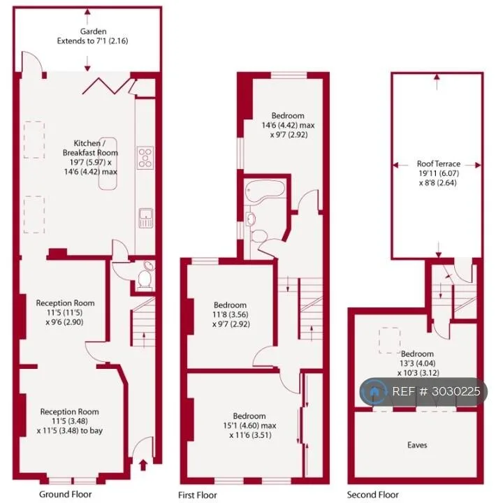 3 bedroom terraced house for rent