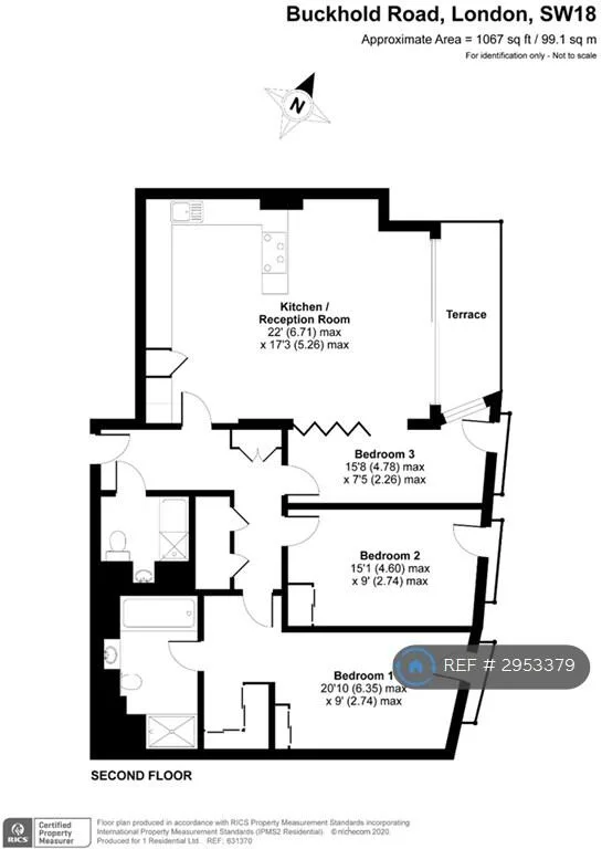 3 bedroom flat for rent