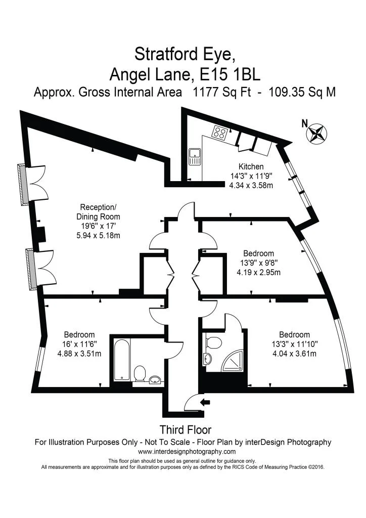 3 bedroom flat for rent