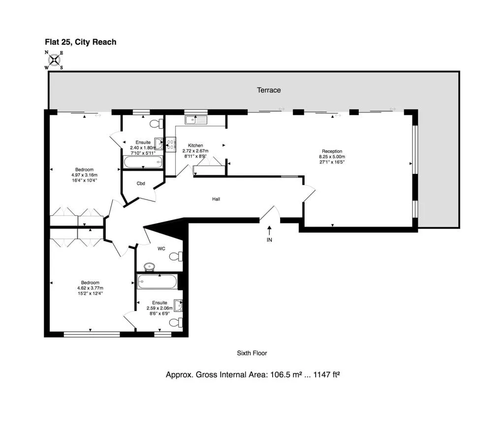 2 bedroom penthouse for rent