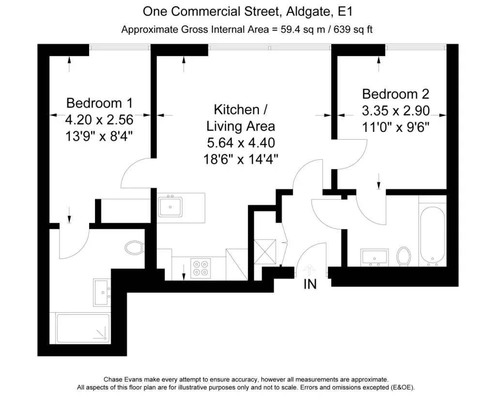 2 bedroom flat for rent