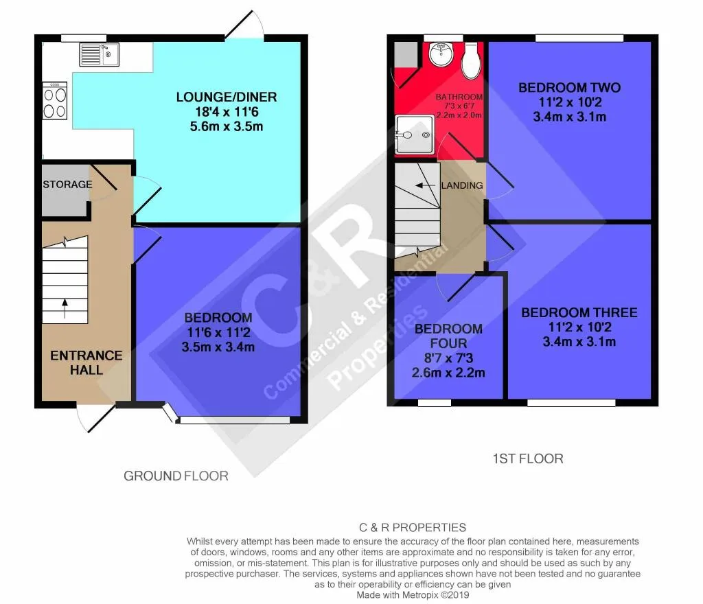 4 bedroom terraced house for rent
