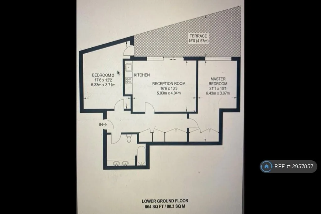 2 bedroom flat for rent
