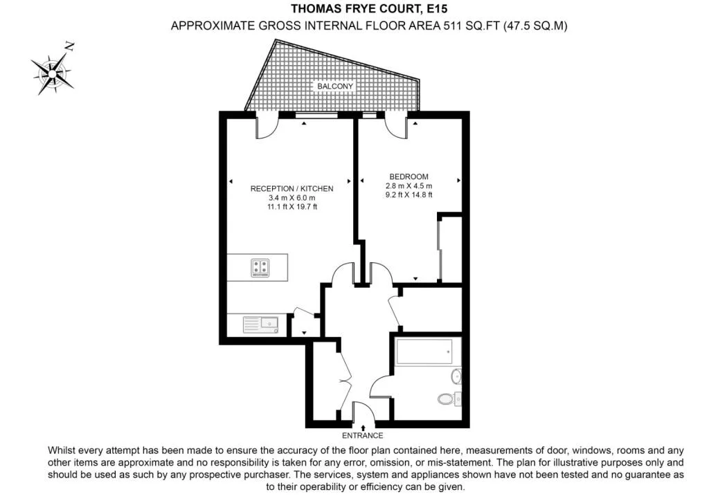 1 bedroom flat for rent