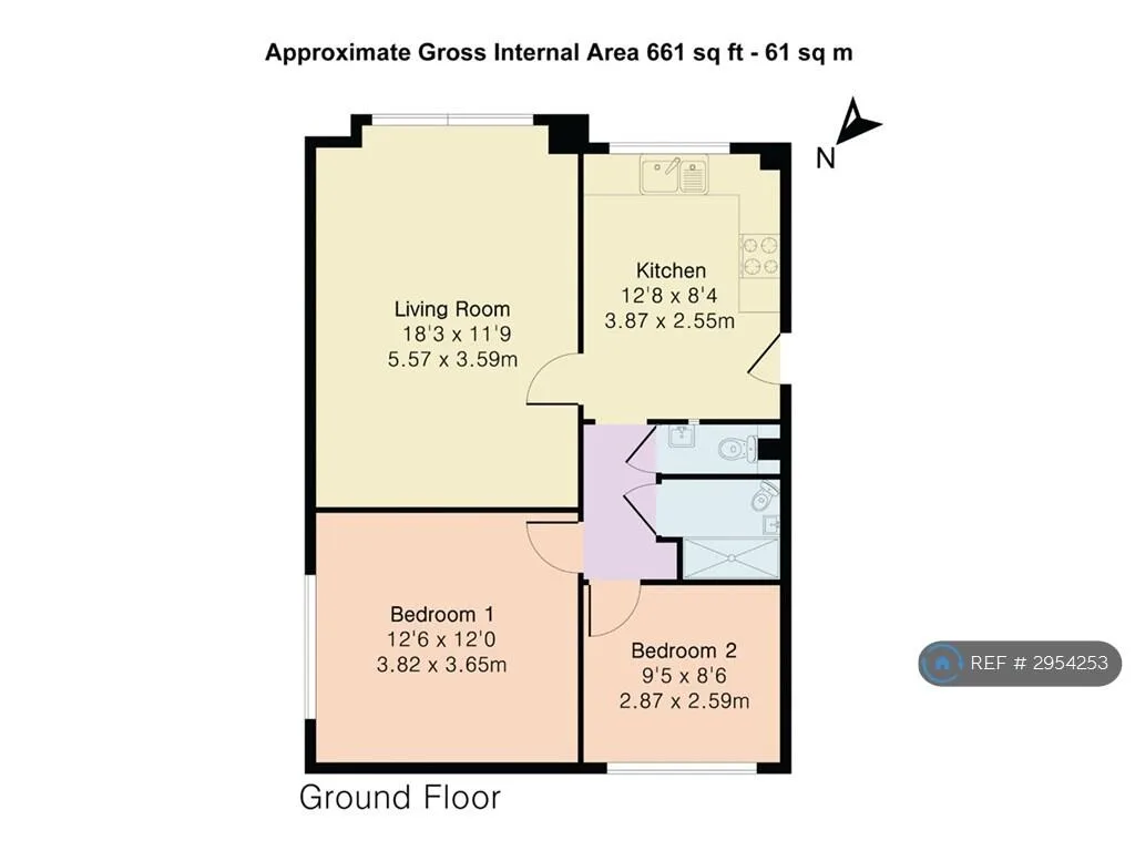 2 bedroom flat for rent