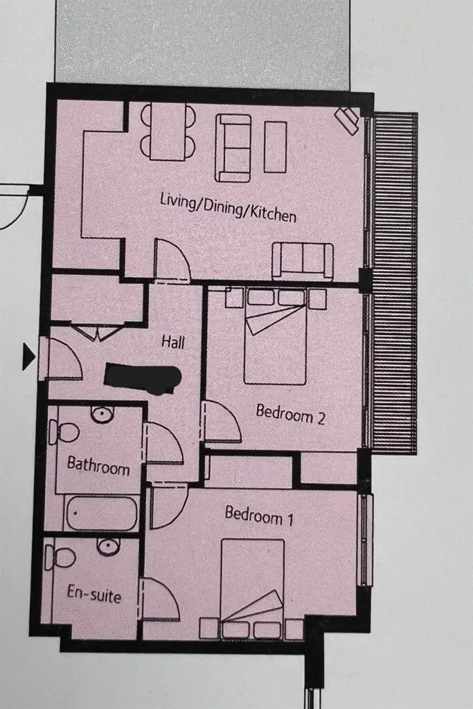 2 bedroom apartment for rent