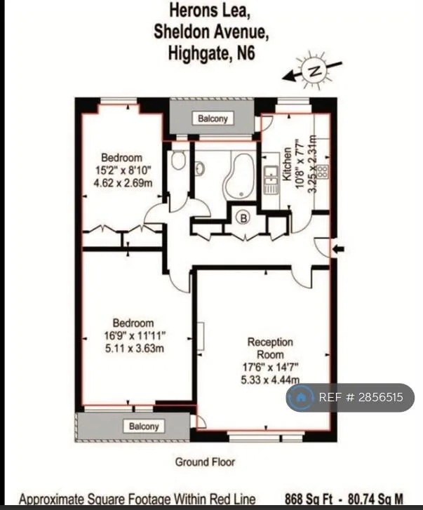 2 bedroom flat for rent