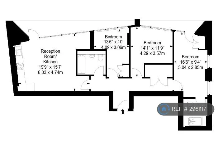 3 bedroom flat for rent