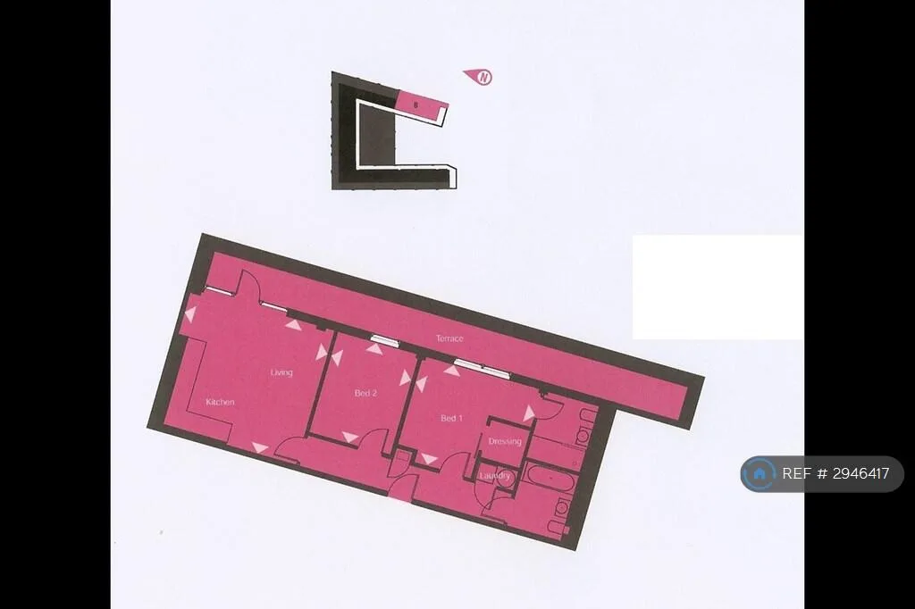 2 bedroom flat for rent