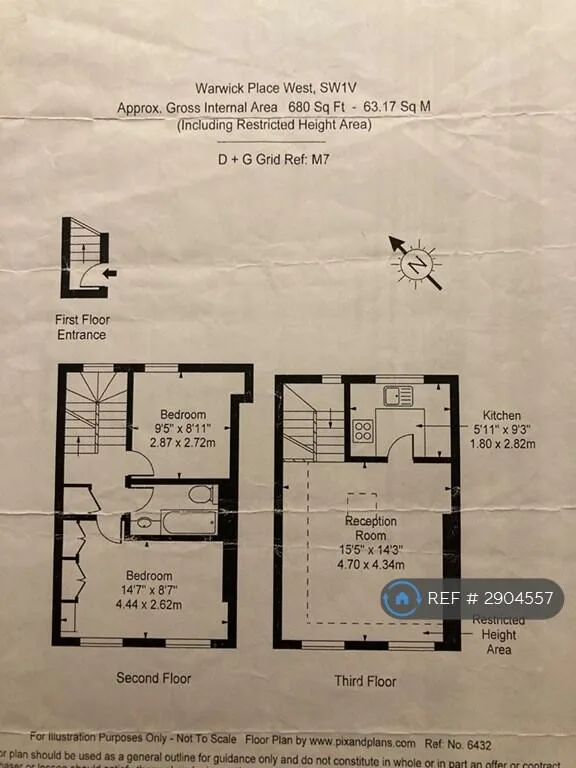 2 bedroom maisonette for rent