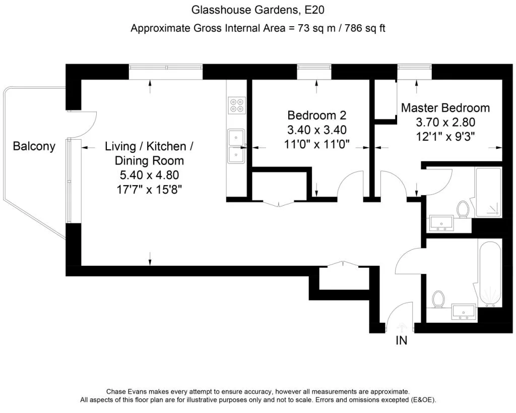 2 bedroom flat for rent