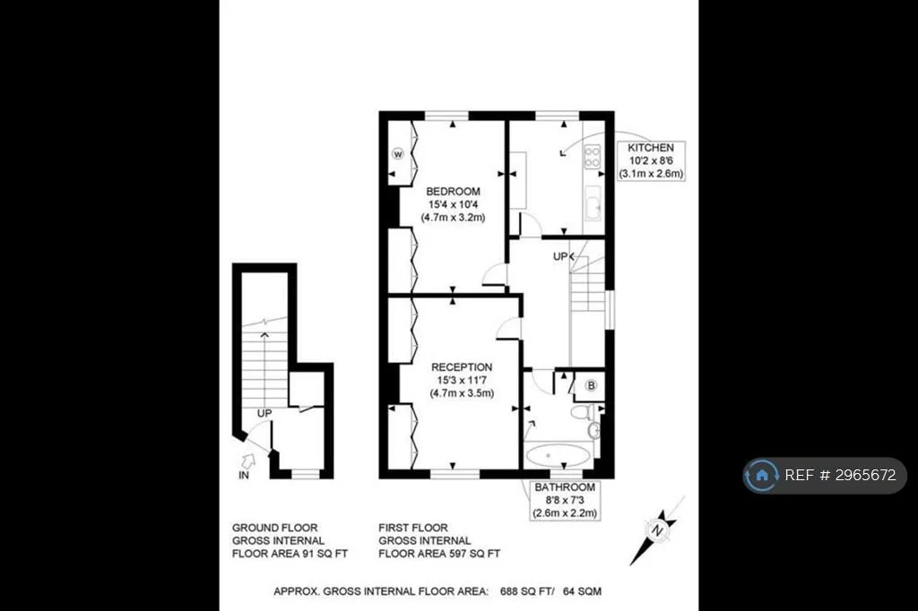 1 bedroom flat for rent