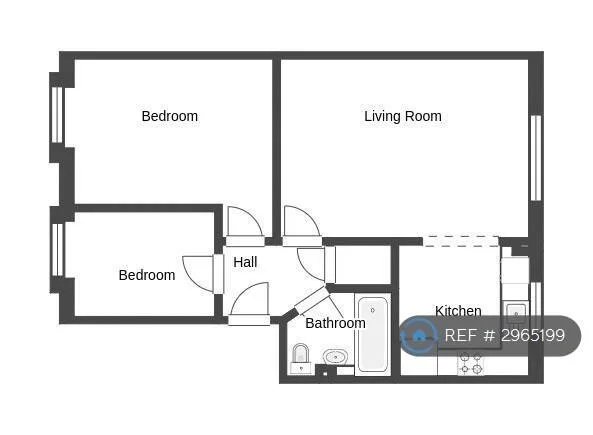 2 bedroom flat for rent
