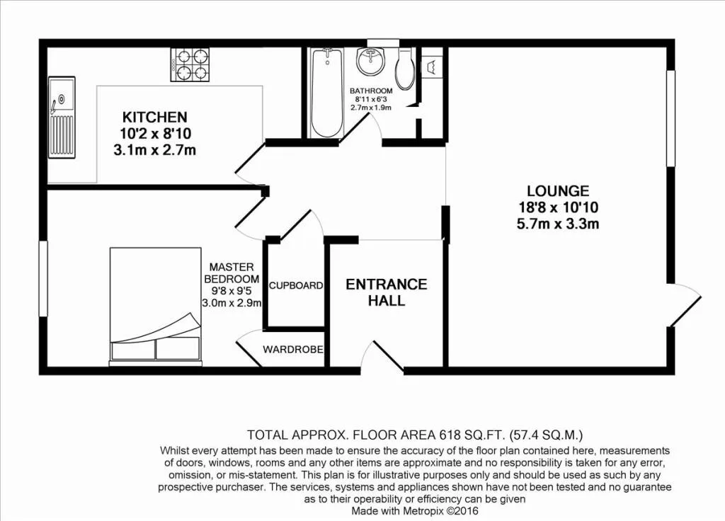 1 bedroom apartment for rent