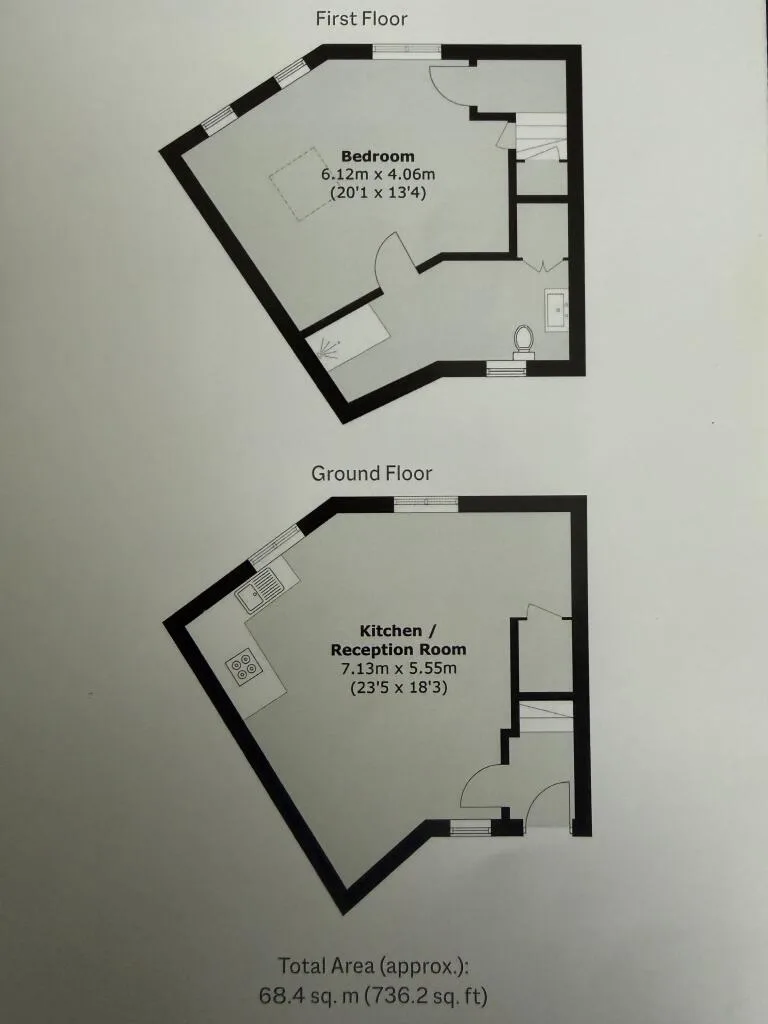 1 bedroom terraced house for rent