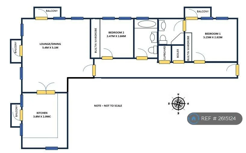 2 bedroom flat for rent