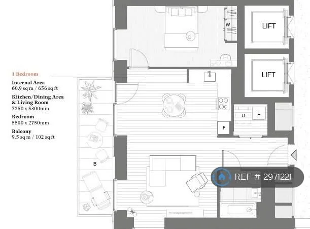 1 bedroom flat for rent