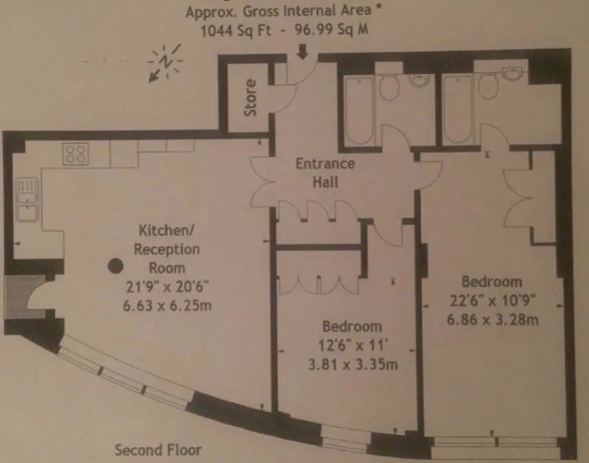 2 bedroom flat for rent