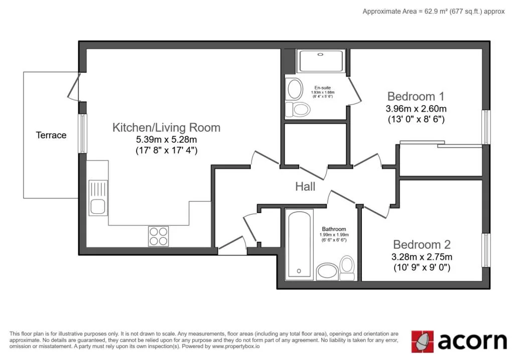 2 bedroom flat for rent