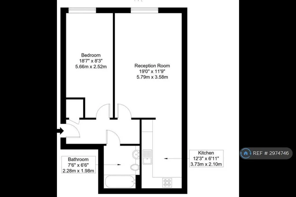 1 bedroom flat for rent