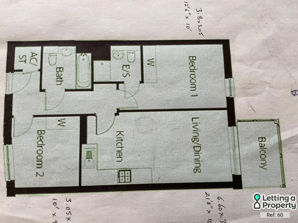 2 bedroom apartment for rent