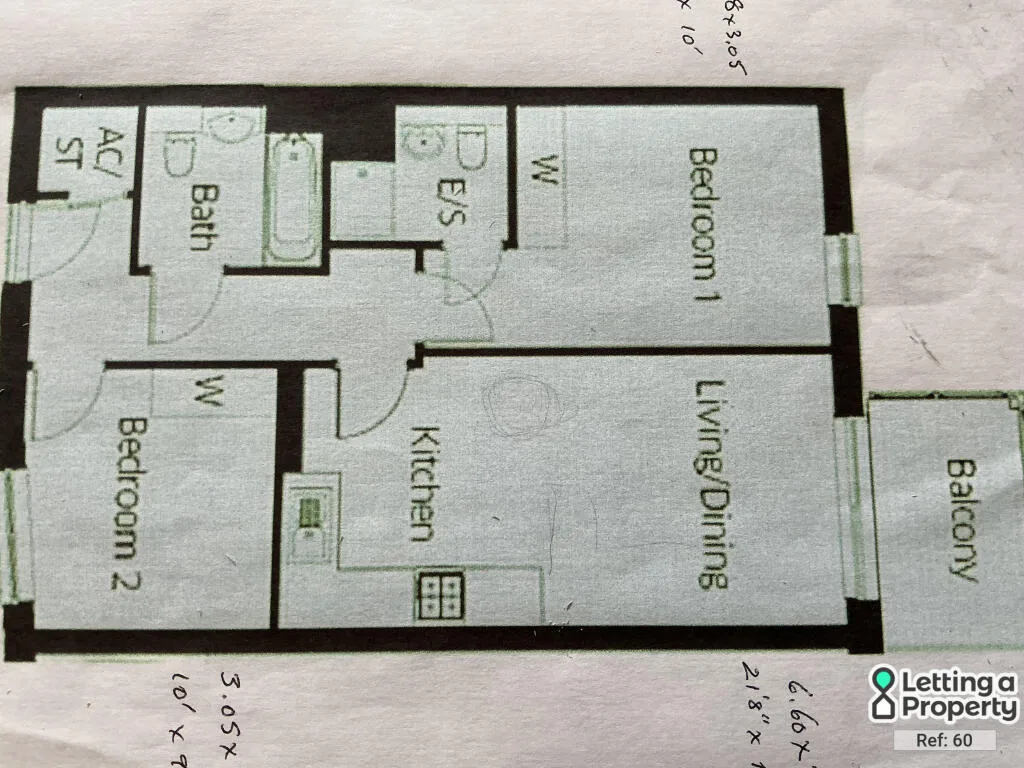 2 bedroom apartment for rent