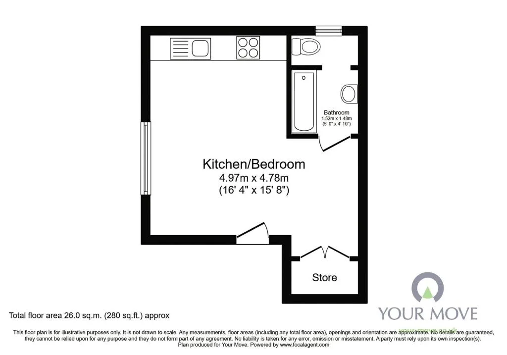 1 bedroom flat for rent