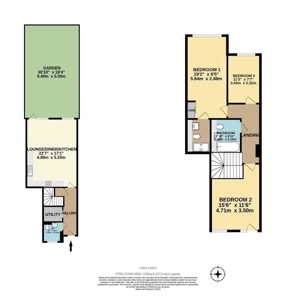 3 bedroom maisonette for rent