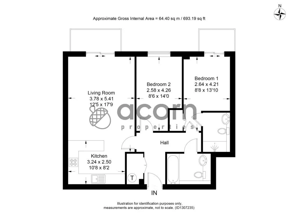 2 bedroom apartment for rent