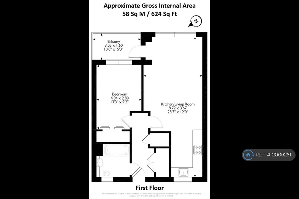 1 bedroom flat for rent