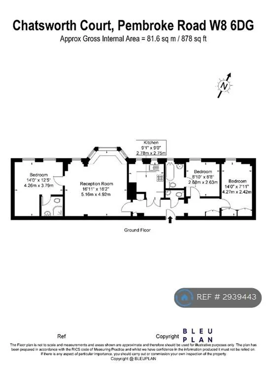 3 bedroom flat for rent