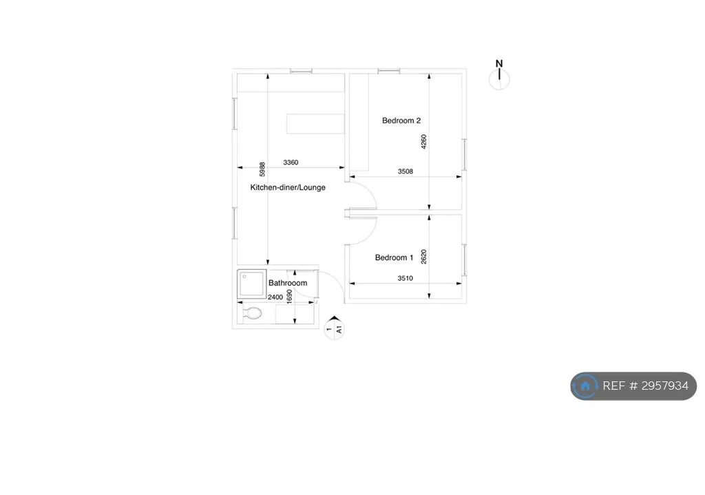 2 bedroom flat for rent