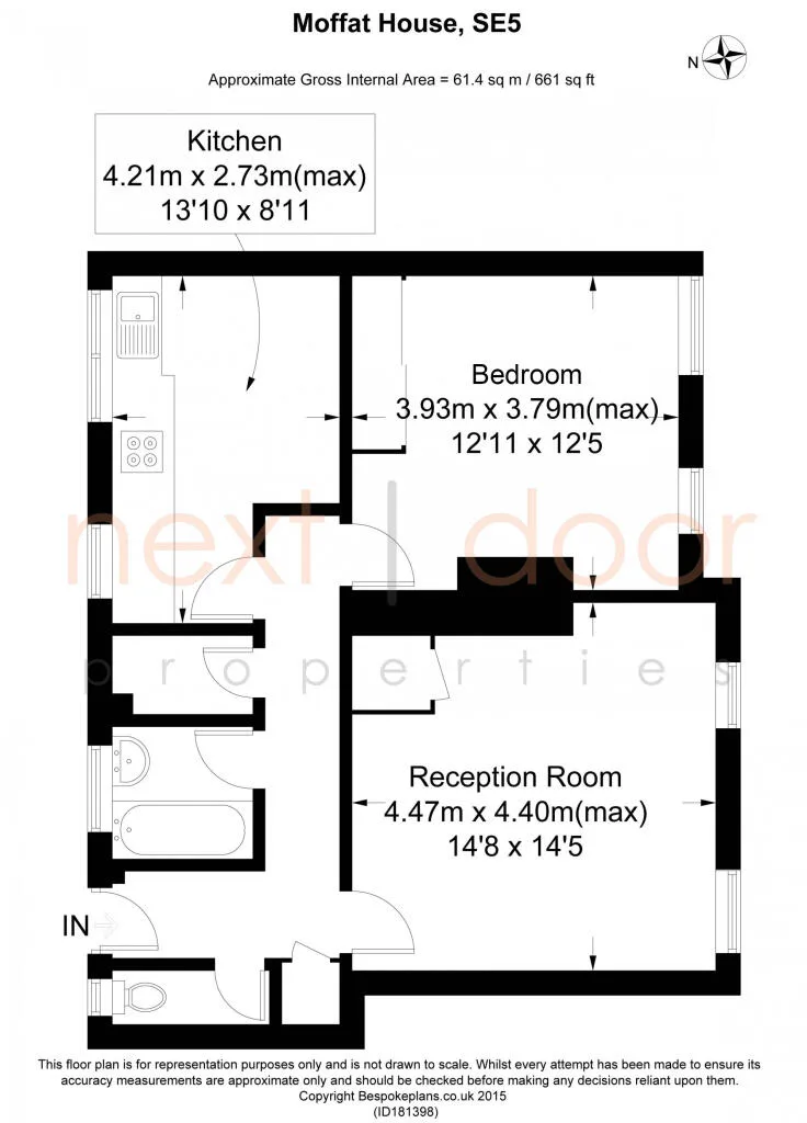 1 bedroom apartment for rent