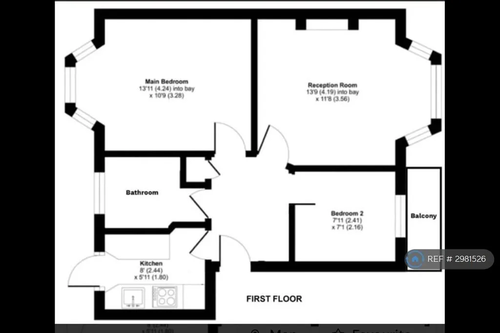 2 bedroom flat for rent