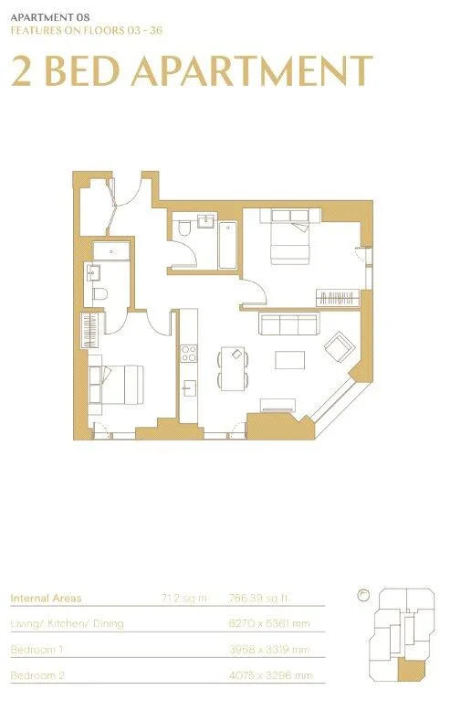 2 bedroom apartment for rent
