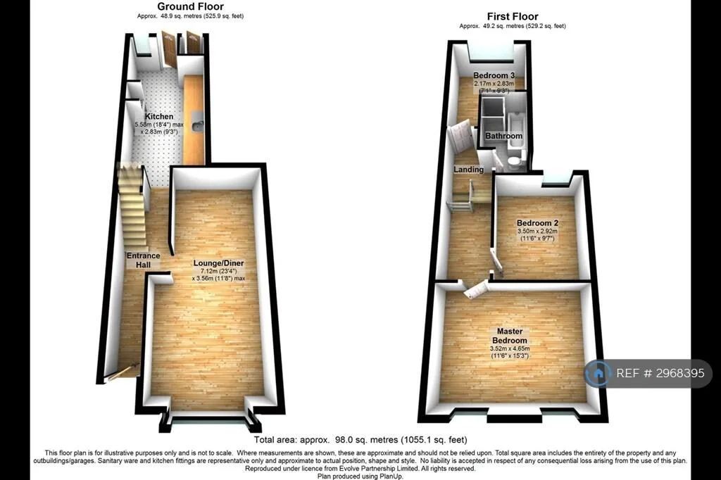 3 bedroom end of terrace house for rent