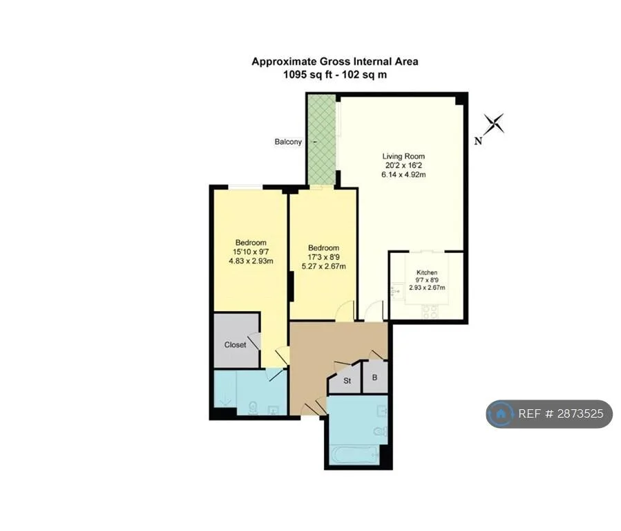 2 bedroom flat for rent