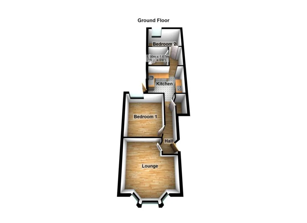 2 bedroom flat for rent