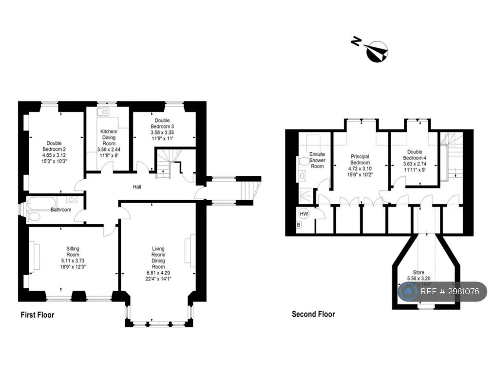 4 bedroom maisonette for rent