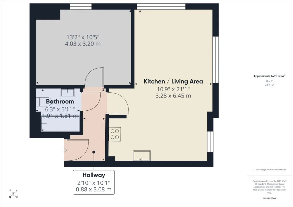 1 bedroom apartment for rent