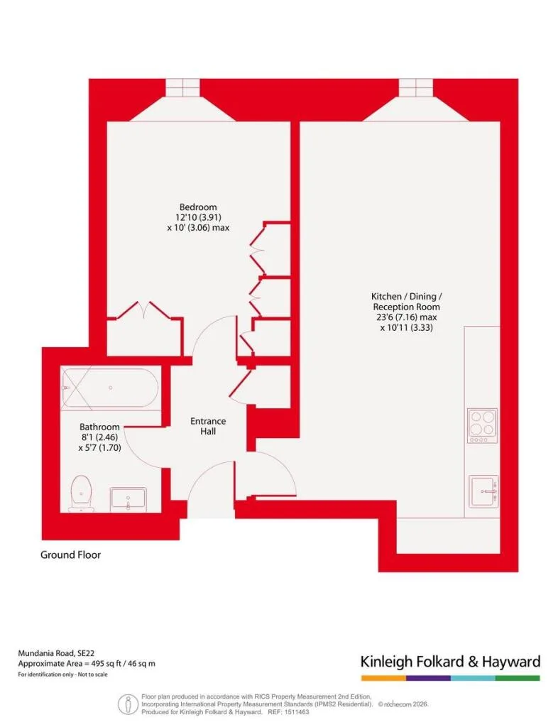 1 bedroom flat for rent