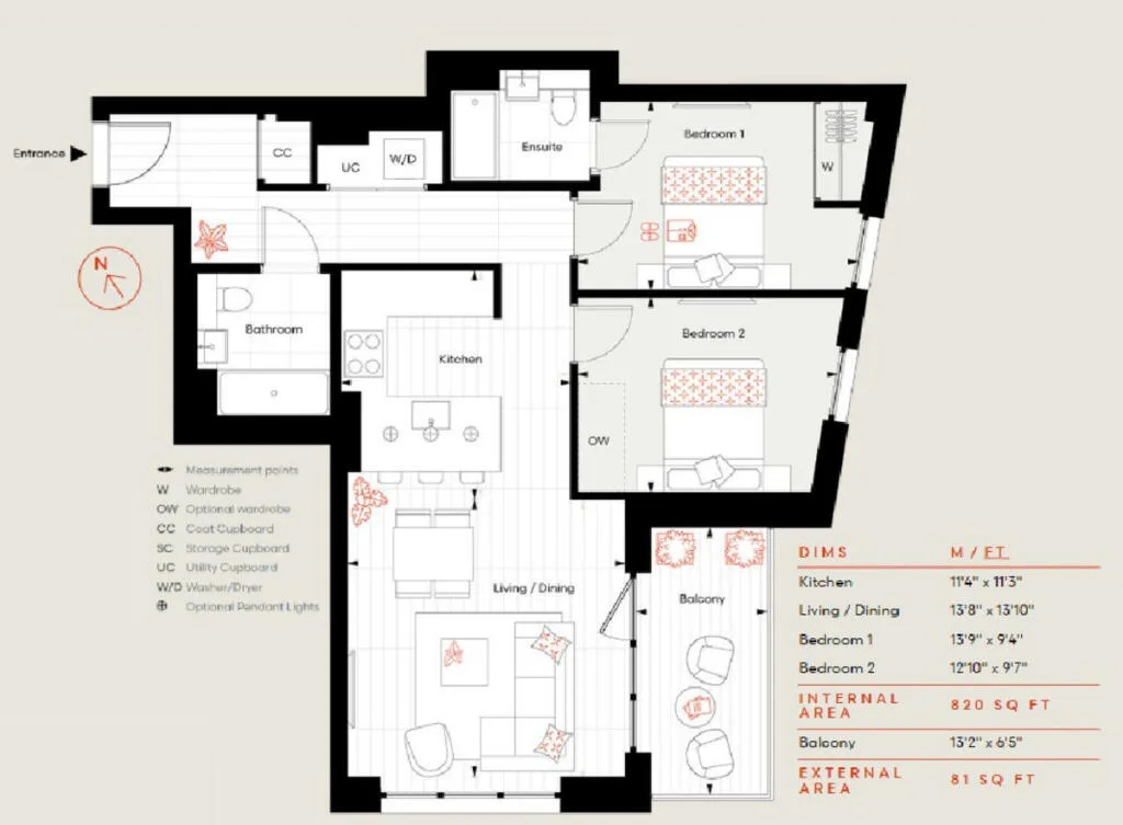 2 bedroom apartment for rent