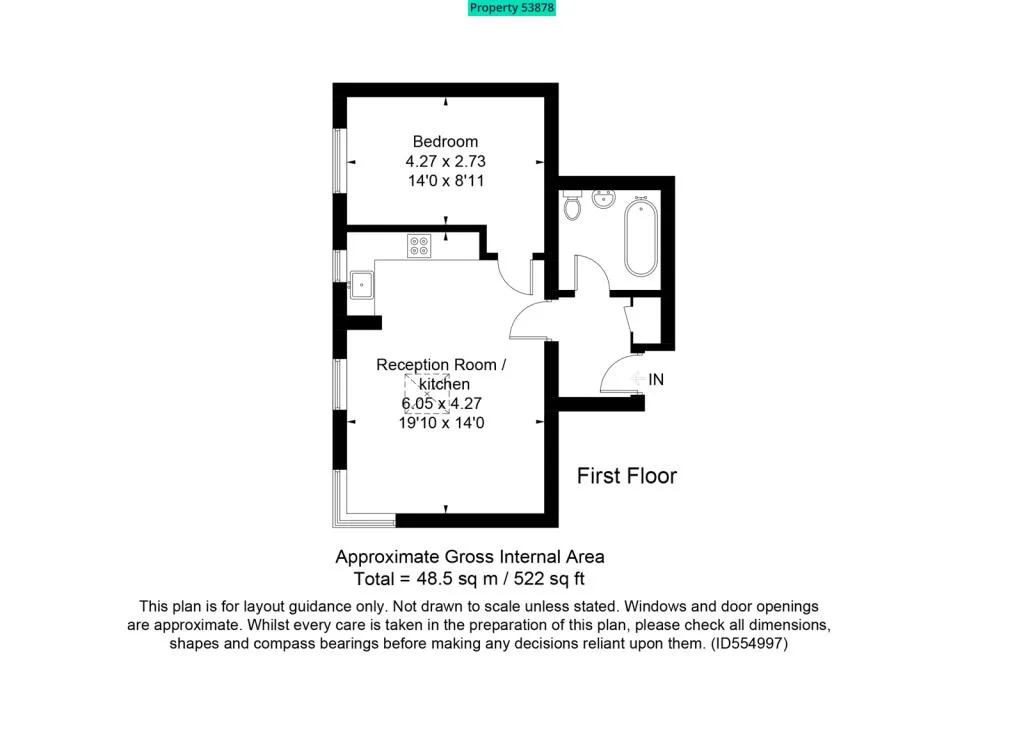 1 bedroom flat for rent