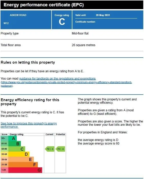 Studio flat for rent