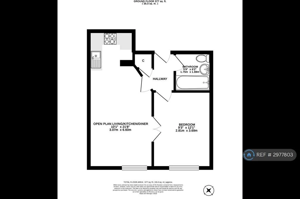1 bedroom flat for rent